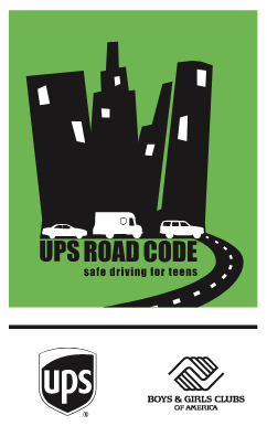 UPS Road Code safe driving for teens logo